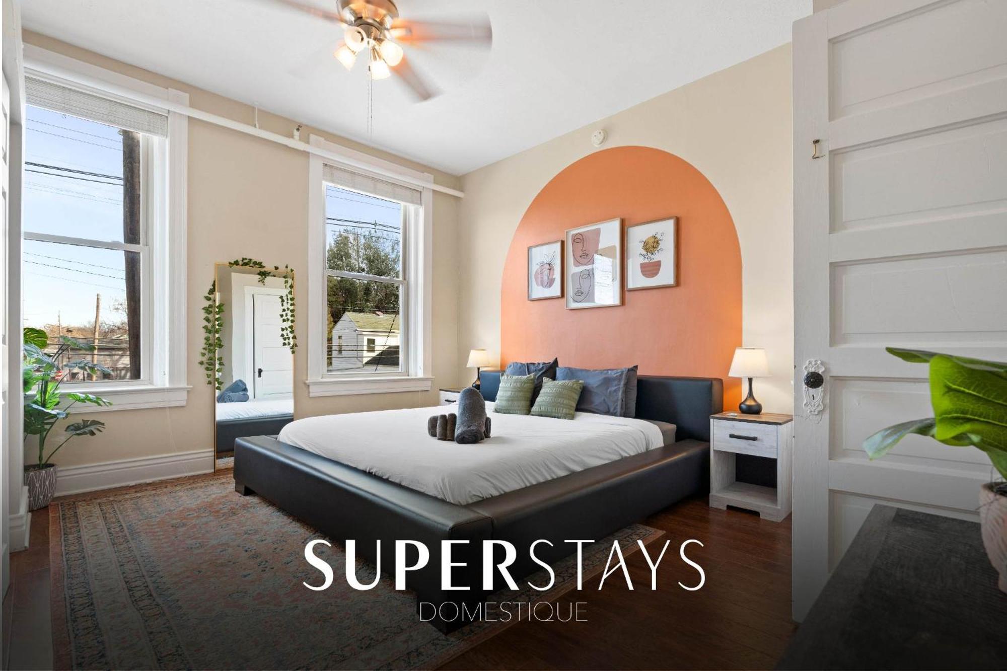 Apartment King Sleep8 4bed 3br 2ba Swepson Domestique *
